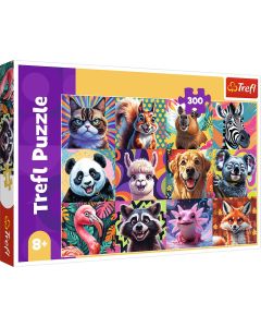 PUZZLE TREFL 300 PORTRETE AMUZANTE DE ANIMALE