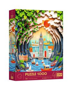 PUZZLE TREFL 1000 EDITIA ANIVERSARA 40 DE ANI 3D LONDRA