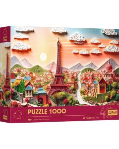 PUZZLE TREFL 1000 EDITIA ANIVERSARA 40 DE ANI 3D PARIS