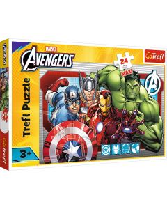 PUZZLE TREFL 24 MAXI MARVEL RAZBUNATORII INTOTDEAUNA JUST