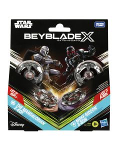 BEYBLADE X STAR WARS PACHET DUO THE MANDALORIAN 3-60F SI MOFF GIDEON 3-80N