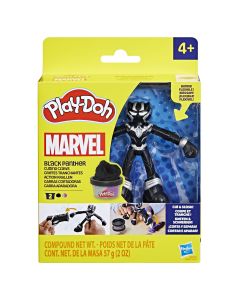 PLAY-DOH MARVEL FIGURINA FLEXIBILA CU ACCESORII BLACK PANTHER 10CM