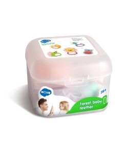 SET 5 JUCARII PENTRU DENTITIE IN CUTIE FOREST BABY