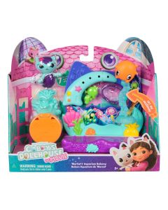 GABBYS DOLLHOUSE FILMUL SET BALCONUL ACVARIU SI FIGURINA MERCAT CU ACCESORII