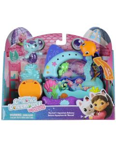 GABBYS DOLLHOUSE FILMUL SET BALCONUL ACVARIU SI FIGURINA MERCAT