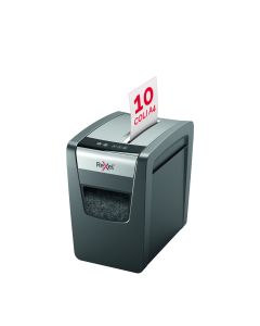 Distrugator documente manual REXEL MOMENTUM X410 Slim, P4, cross-cut (confeti), 10 coli, cos 23l, ne