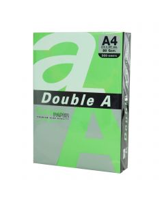 Hartie color pentru copiator  A4,  75g/mp,  25coli/top, Double A - verde neon