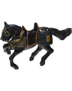 PAPO FIGURINA CAL NEGRU IN ARMURA