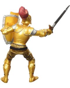 PAPO FIGURINA CAVALER IN ARMURA AURIE