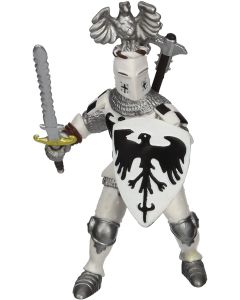 PAPO FIGURINA CAVALER CU PENE ALB