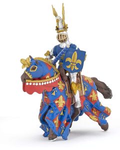 PAPO FIGURINA CAVALER CRIN ALBASTRU