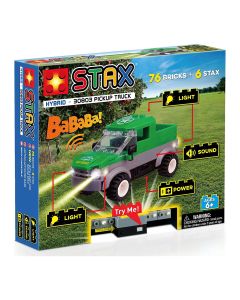 Jucarie - Set de constructie copii cu lumini si sunete Stax - Camion