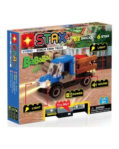 Jucarie - Set constructie copii cu lumini si sunete Stax - Camioneta