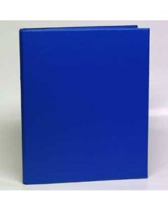 Caiet mecanic 2 inele - D25mm, coperti carton plastifiat PVC, A4, AURORA - albastru