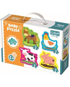 PUZZLE TREFL BABY CLASIC ANIMALE LA FERMA 18 PIESE