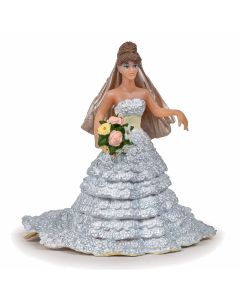PAPO FIGURINA MIREASA CU ROCHIE DIN DANTELA