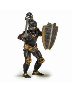 PAPO FIGURINA CAVALER IN ARMURA NEAGRA