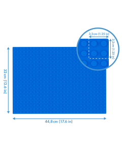 Placa de baza 28x20  Hubelino (albastru)