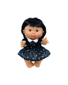 Papusa Nines D'Onil, Wednesday, cu miros de vanilie, 26 cm