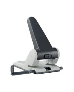 Perforator metalic Leitz 5180 de mare capacitate, partial reciclat, reciclabil, 65 coli, negru