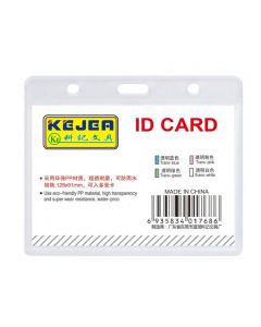 Suport PP water proof, pentru carduri, 105X74 mm, orizontal, KEJEA -transparent