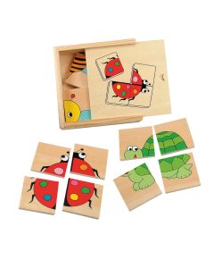 Puzzle din lemn - Imagini din 4 piese