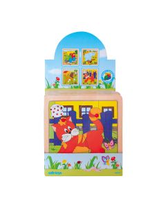 Puzzle din lemn - Diverse imagini (4 piese)