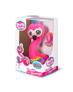 Pets Alive - Jucarie de plus interactiva, Frankie flamingo dansator