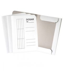 Dosar carton alb duplex 230g, plic