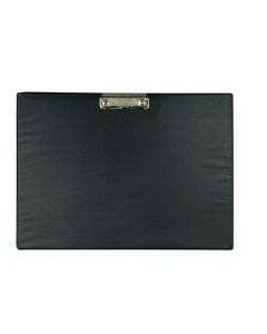 Clipboard simplu A3 - landscape, plastifiat PVC, ALCO - negru