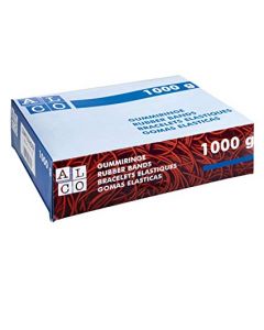 Elastice pentru bani, 1000g/cutie, D 200 x 6mm, ALCO