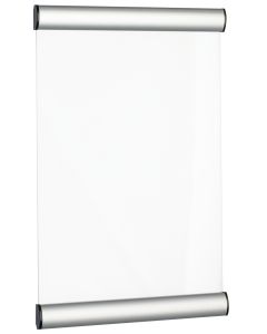 Suport metalic pentru nume, pentru semnalizare usa, 33 x 21 cm, ALCO