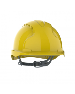 Casca de protectie rezistenta, HDPE, ventilata, EN 397, ajustare in 3 puncte, JSP-EVO2 - galbena