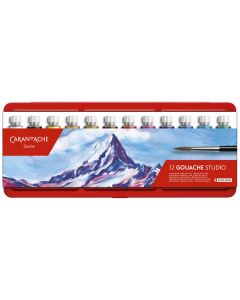 Set 12 Gouache Tub Carandache Studio Gouache