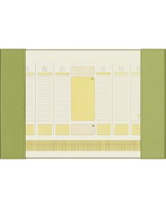 Mapa birou B3  Precision Alicante Apple Green Lined