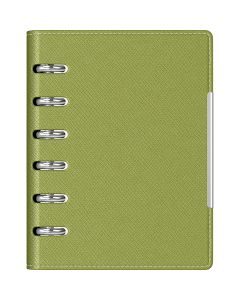 Organizer Precision Alicante A6 6 inele Apple Green Lined
