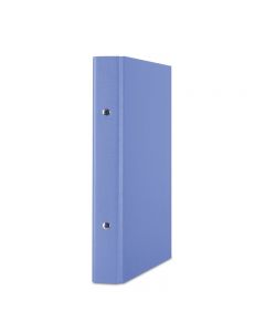 Caiet mecanic A5, plastifiat PP, 2 inele - D20mm, DONAU - albastru
