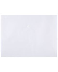 Mapa PP protectie documente A4 landscape, inchidere cu capsa, 12/set, DONAU - transparent