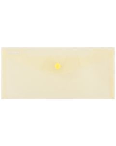 Mapa PP protectie documente DL landscape, inchidere cu capsa, 10/set, DONAU - galben transparent