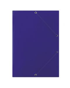Mapa din carton plastifiat, cu elastic pe colturi, 400gsm, DONAU - albastru