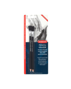 Radiera Derwent Professional, 2 buc/set, tip creion, pensula inclusa
