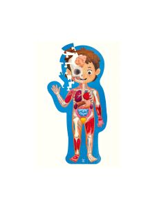 Puzzle pentru copii - Corpul Uman (61 piese)