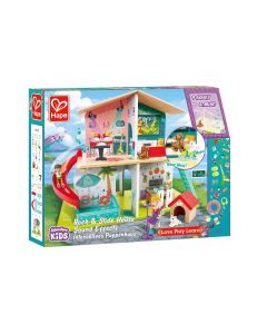 Jucarie - Casuta de papusi cu mobila (8 camere si 9 efecte muzicale)