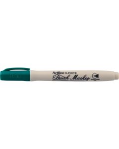 Carioca ARTLINE Supreme, varf flexibil (tip pensula) - verde inchis