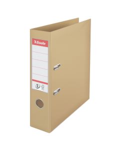 Biblioraft Esselte No.1 Power, PP/PP, A4, 75 mm, culoarea nisipului