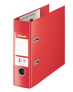 Biblioraft ESSELTE No.1 Power pentru banci, PP/PP, 75mm - Vivida rosu