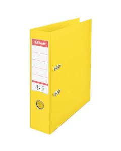 Biblioraft ESSELTE No.1 Power Vivida, PP/PP, A4, 75 mm, galben