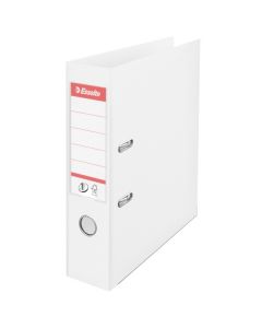 Biblioraft ESSELTE No.1 Power Vivida, PP/PP, A4, 75 mm, alb