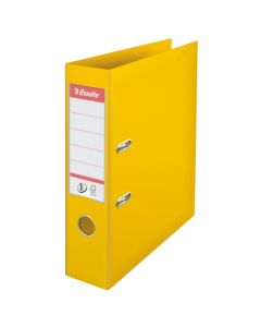 Biblioraft ESSELTE No.1 Power, PP/PP, A4, 75 mm, galben