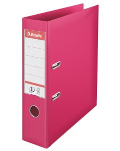 Biblioraft Esselte No.1 Power, PP/PP, A4, 75 mm, fuchsia